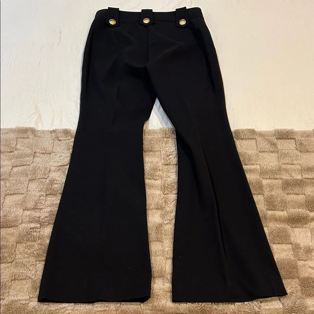 Elie Tahari Gold Button Pants - Picture 5 of 5